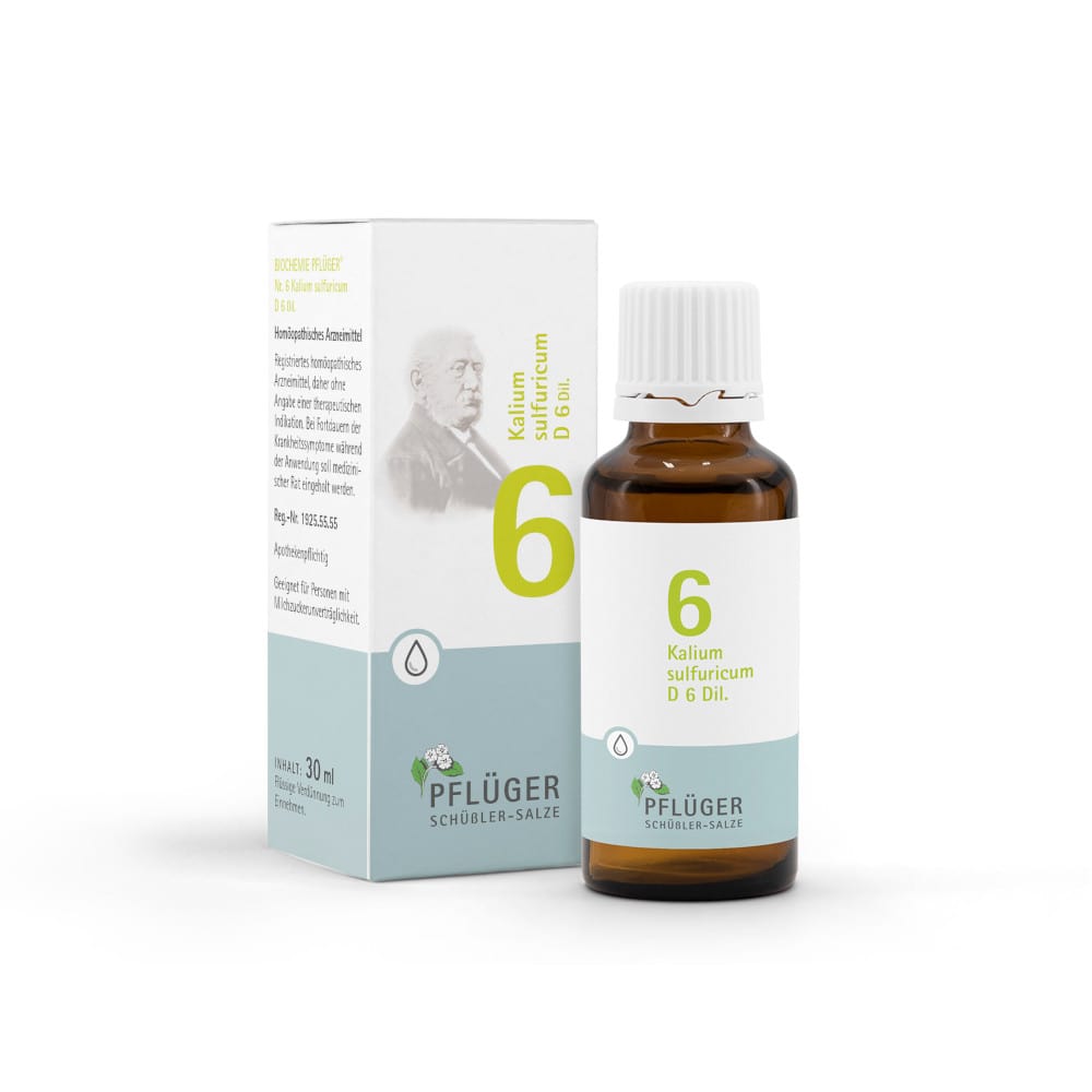 Schüßler-Salz Nr. 6 Kalium sulfuricum D6 30 ml Tropfen