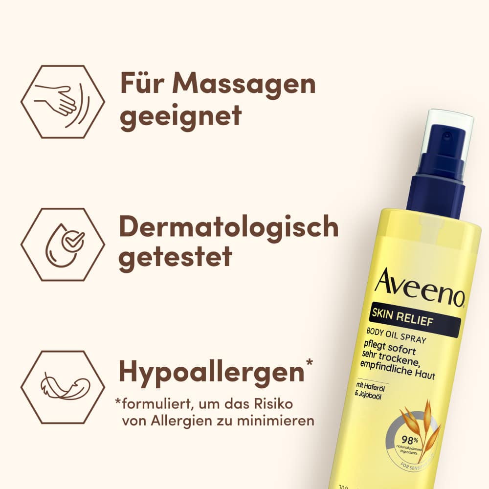 Aveeno Skin Relief Körperöl-Spray 200 ml Öl