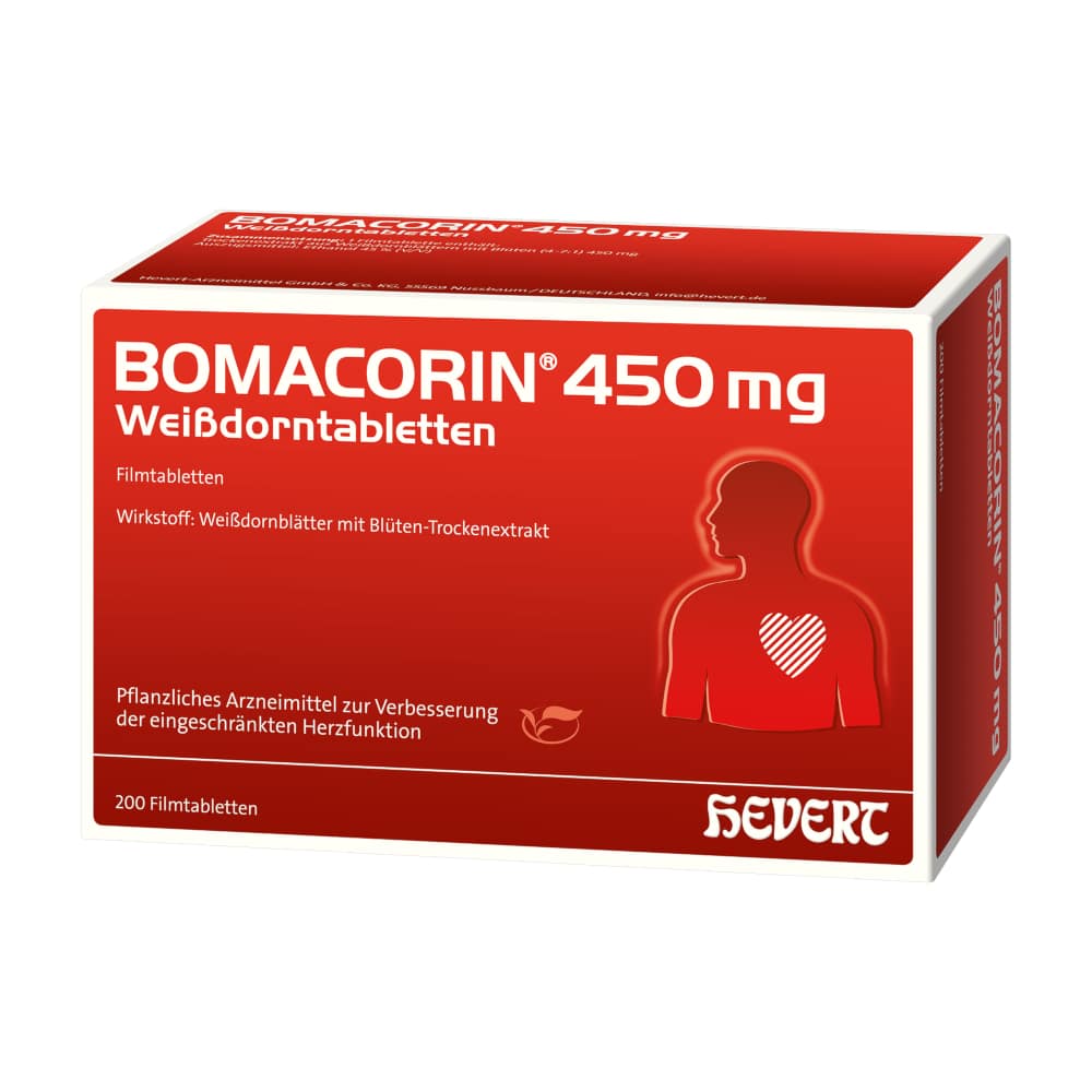 BOMACORIN 450MG WEISSDORN 200 St Filmtabletten