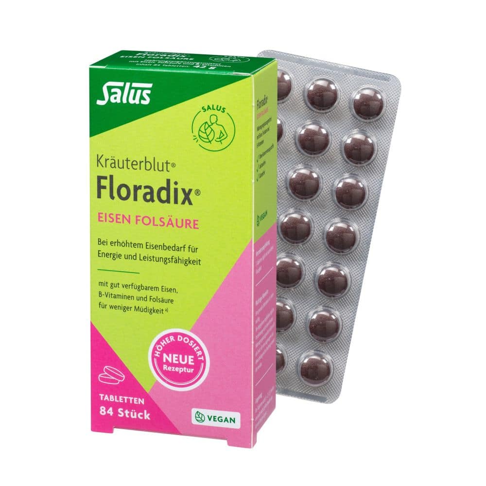 Floradix Eisen Folsäure 84 St Tabletten