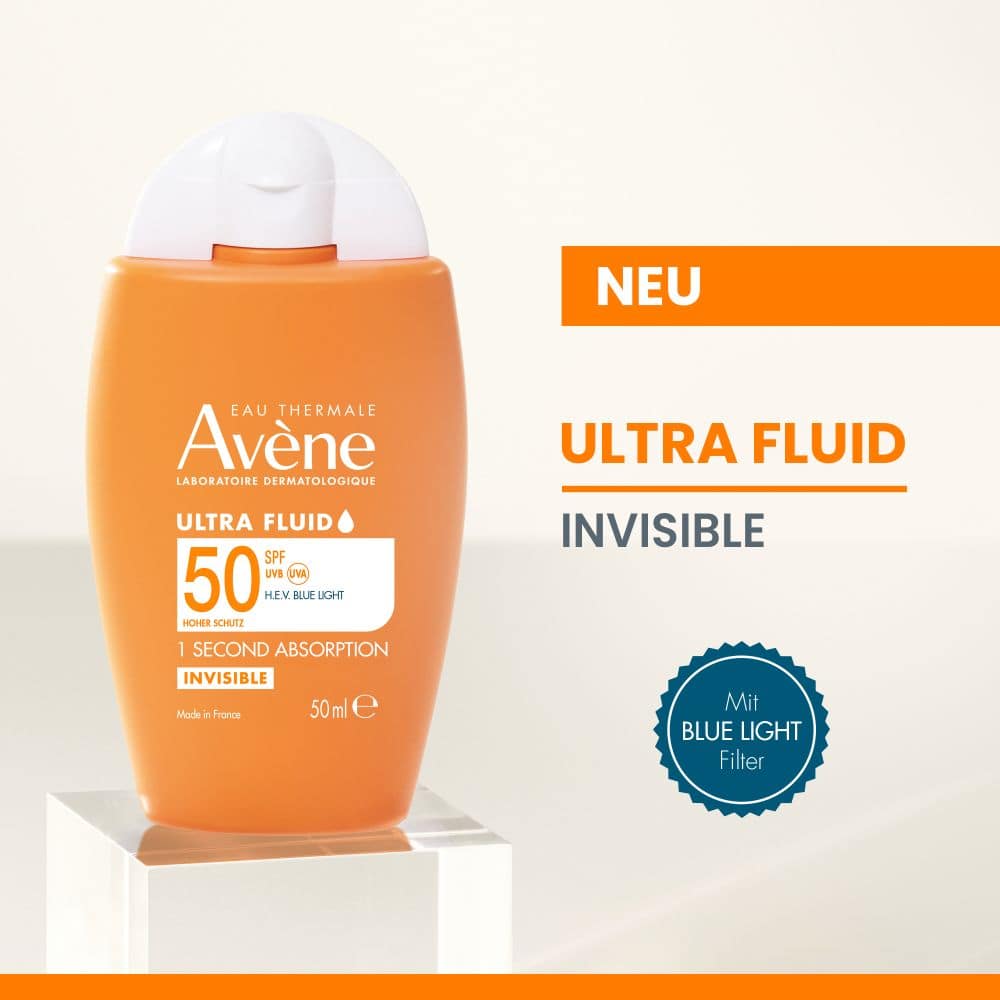 Avène ULTRA FLUID INVISIBLE SPF 50 + 3 € sparen* 50 ml Emulsion