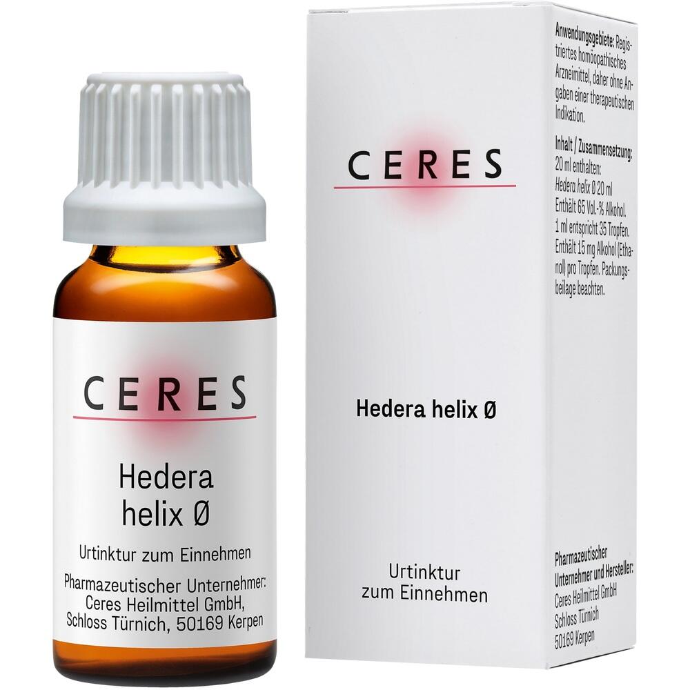 CERES Hedera helix Urtinktur 20 ml Tropfen