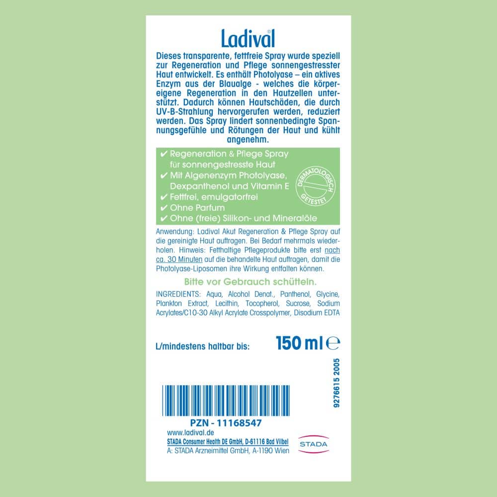 Ladival après AKUT REGENERATION & PFLEGE SPRAY 150 ml Spray