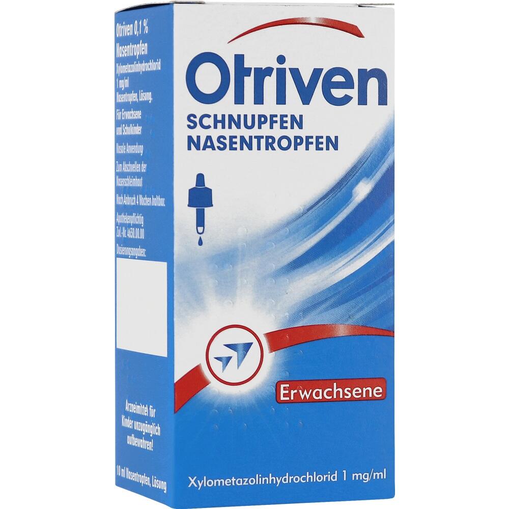 Otriven gegen Schnupfen 0,1% 10 ml Nasentropfen