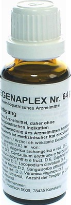 REGENAPLEX Nr.64 g Tropfen 30 ml Tropfen zum Einnehmen