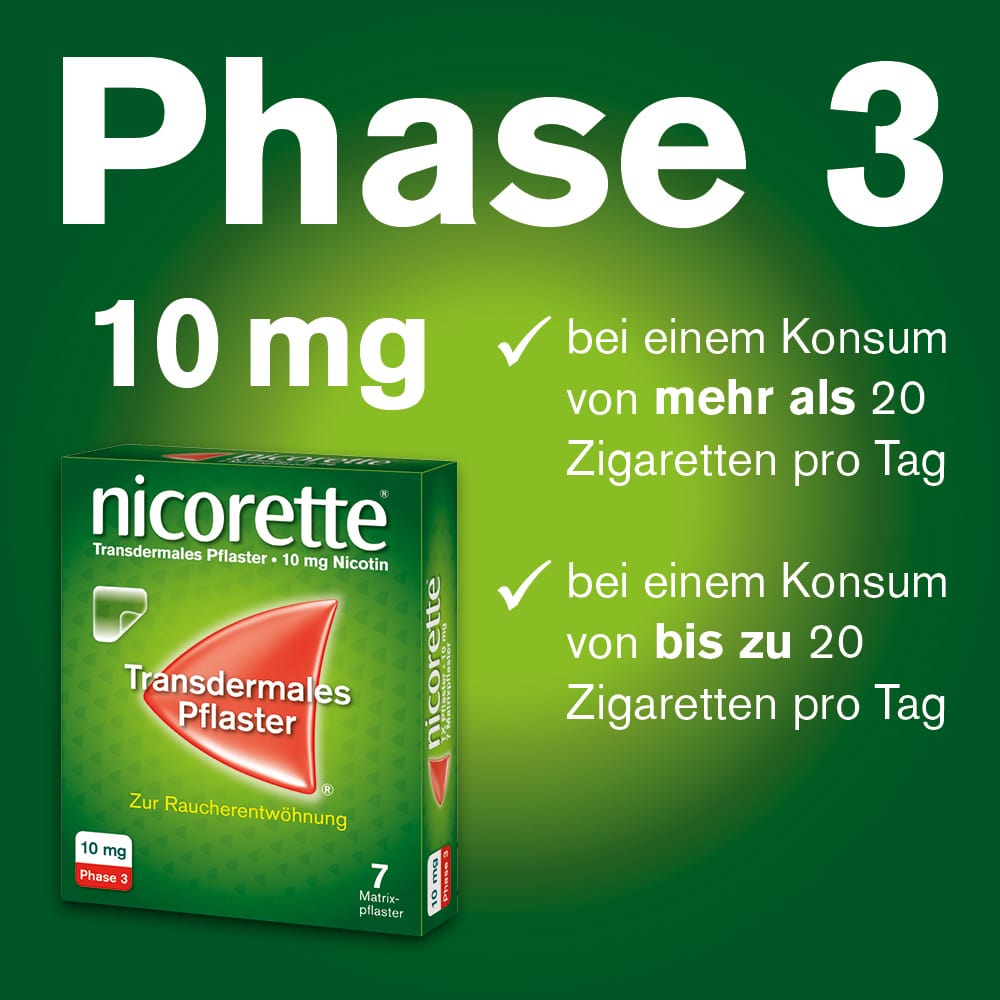 nicorette Nikotinpflaster mit 25 mg Nikotin zur Raucherentwöhnung