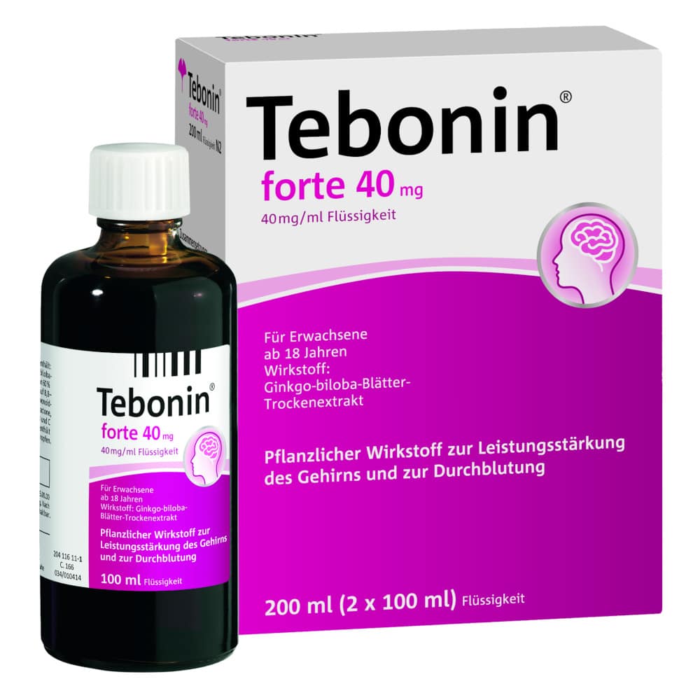 Tebonin forte 40mg 2X100 ml Flüssigkeit
