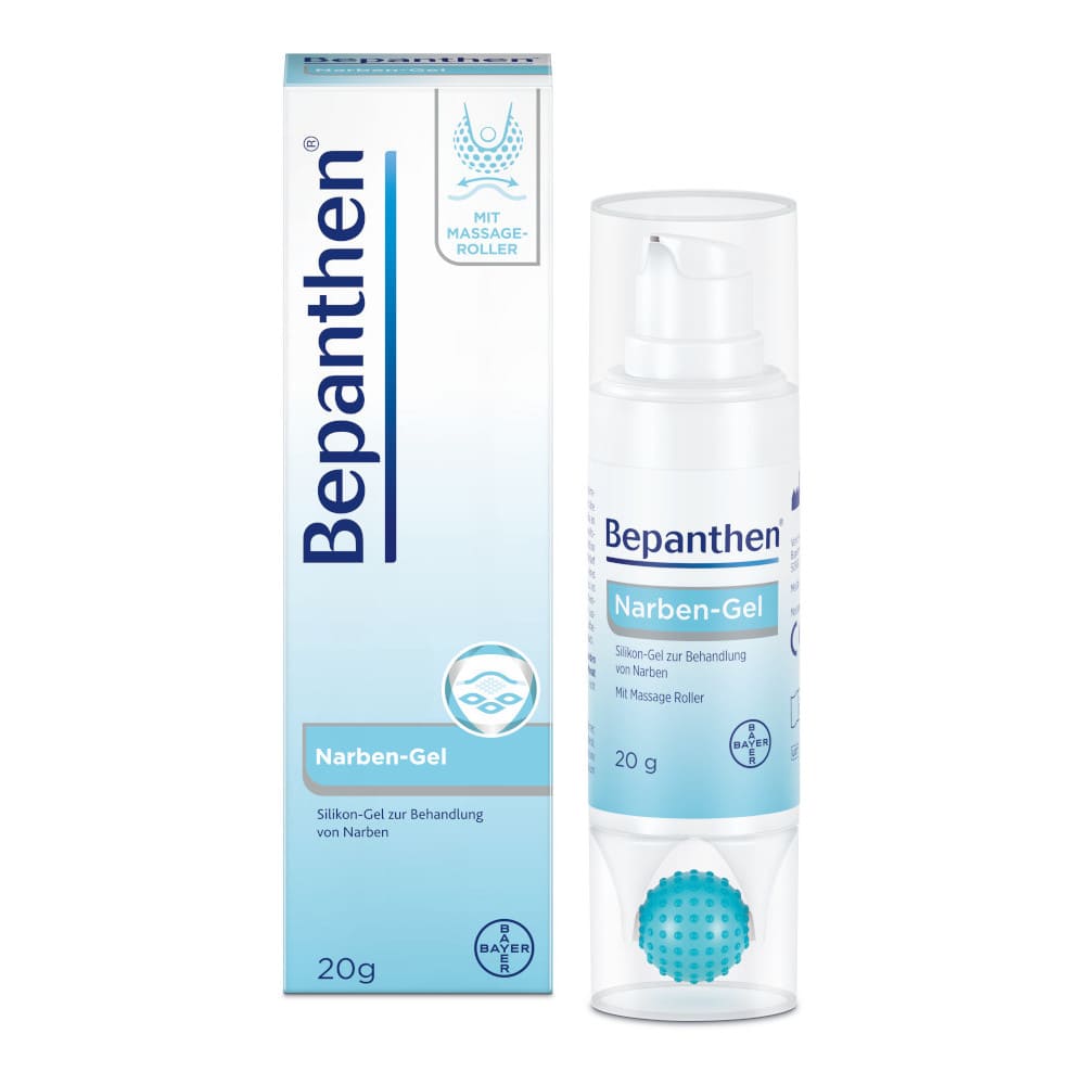 Bepanthen Narben-Gel mit Massage-Roller 20 g Gel
