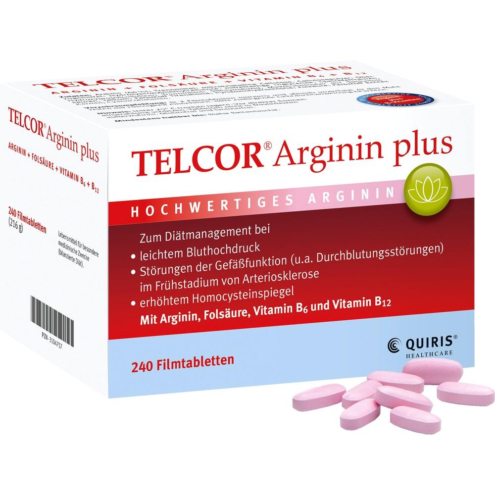 TELCOR Arginin plus 240 St Filmtabletten