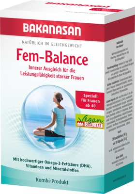 BAKANASAN Fem-Balance 30 Kautabletten+30 Kapseln 1 St Kombipackung