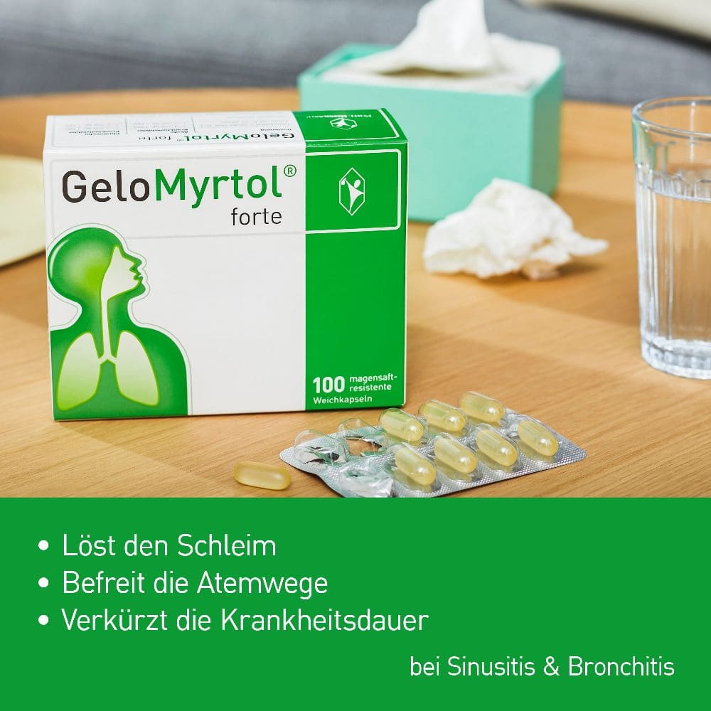 GeloMyrtol forte  100 St Magensaftresistente Weichkapseln