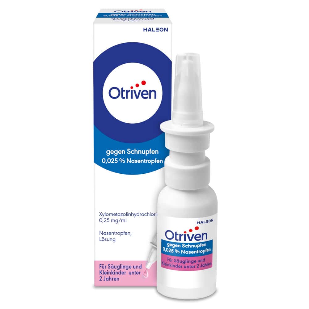 Otriven SCHNUPFEN NASENTROPFEN 0,25mg/ml Säuglinge & Kleinkinder  10 ml Nasentropfen