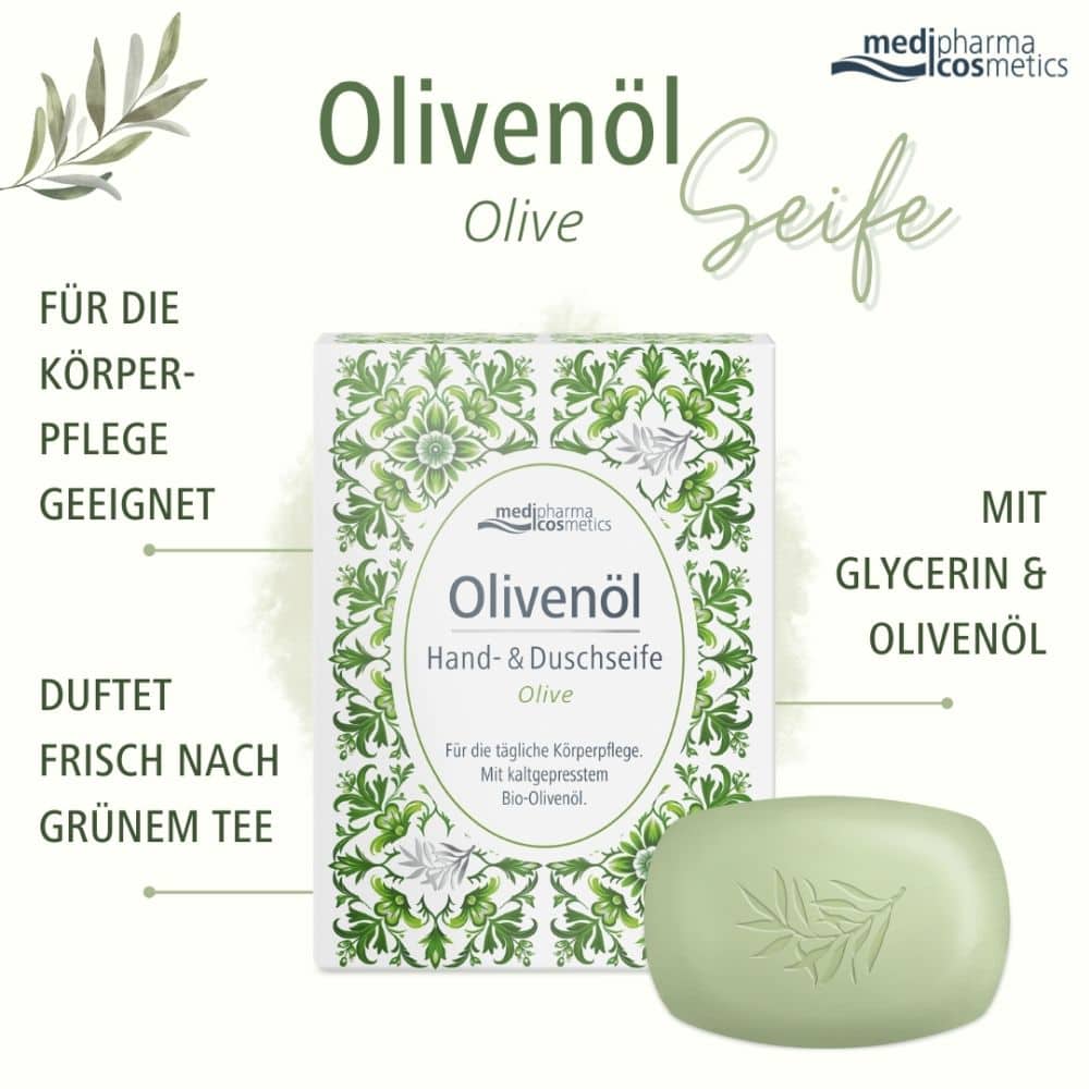 Olivenöl Hand- und Duschseife Olive 100 g Seife