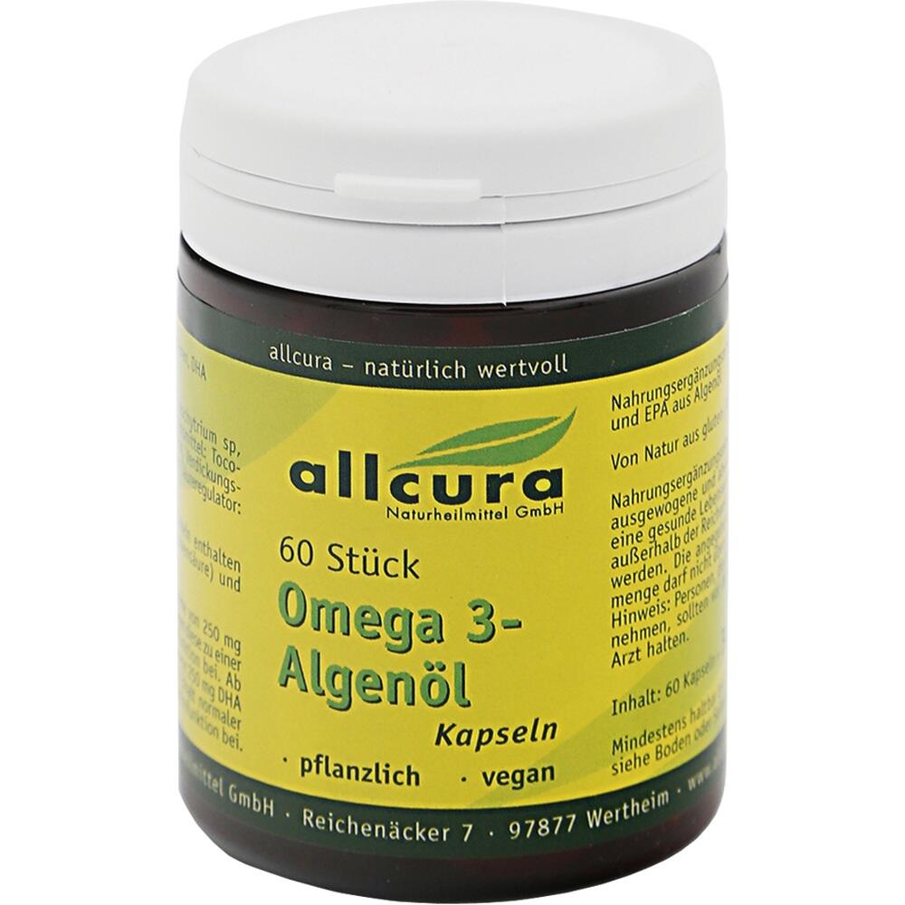 allcura Omega 3-Algenöl 60 St Kapseln