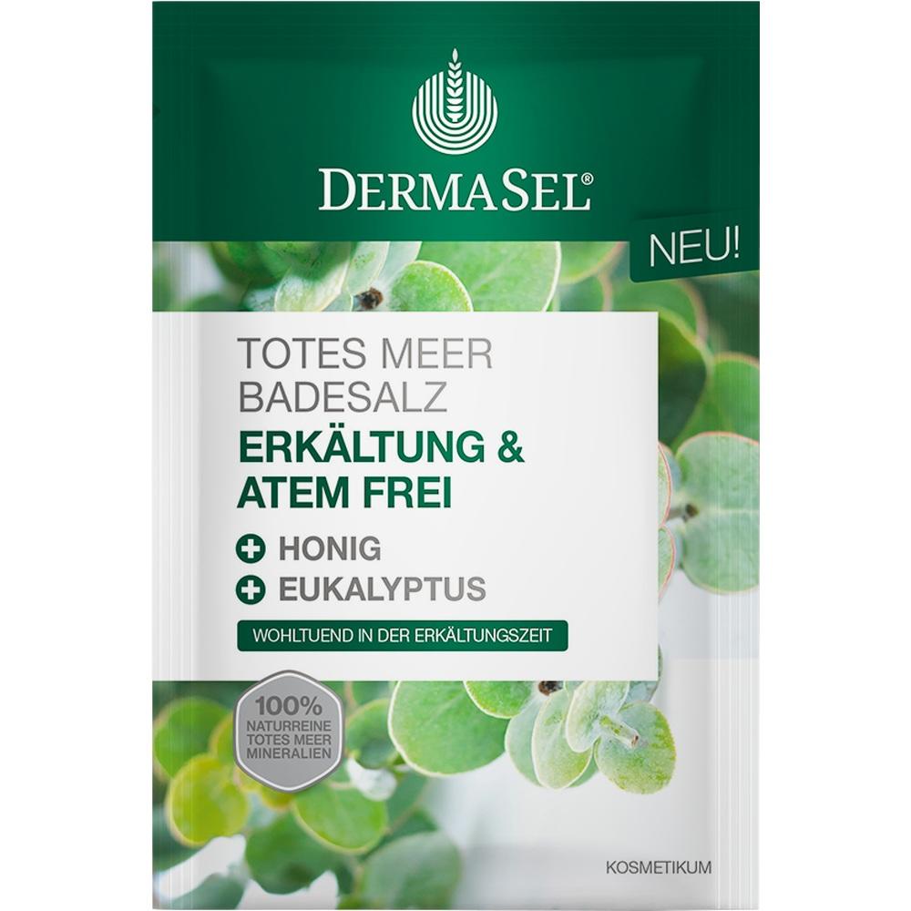DERMASEL Totes Meer Badesalz Erkältung & Atemfrei 80 g Bad