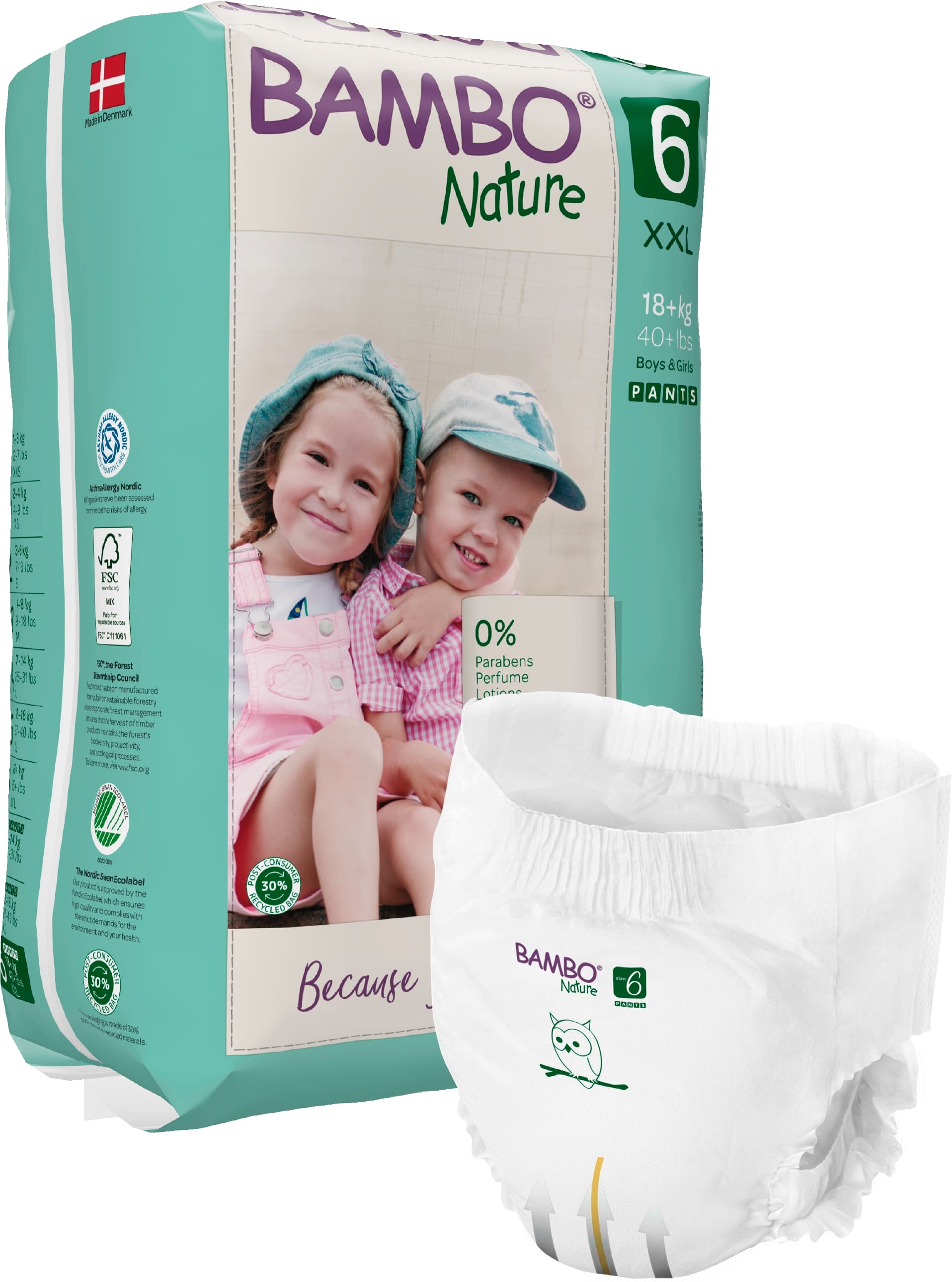BAMBO Nature PANTS XXL 18 St