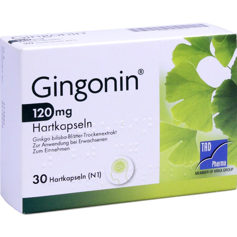 Gingonin 120mg 30 St Hartkapseln