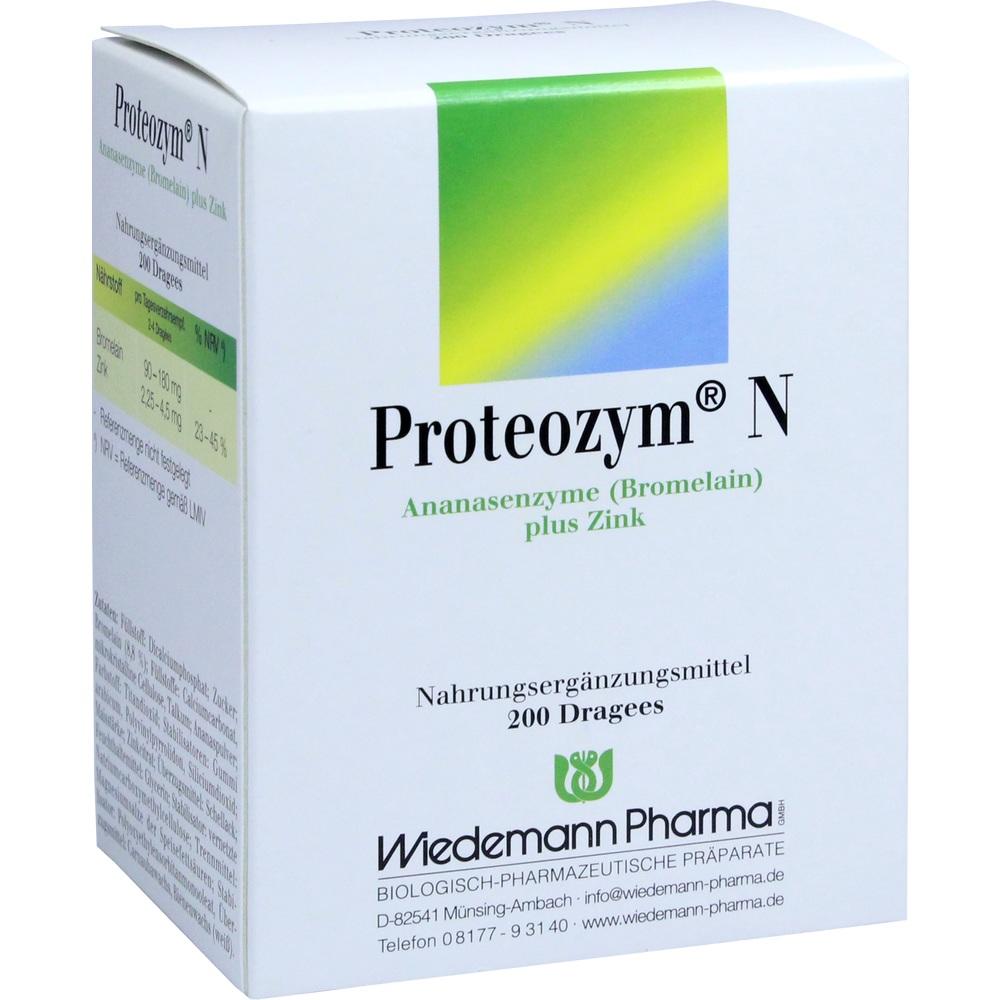 PROTEOZYM N Dragees 200 St Dragees