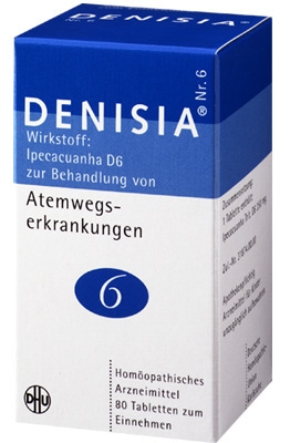 DENISIA 6 Atemwegserkrankungen Tabletten 80 St Tabletten