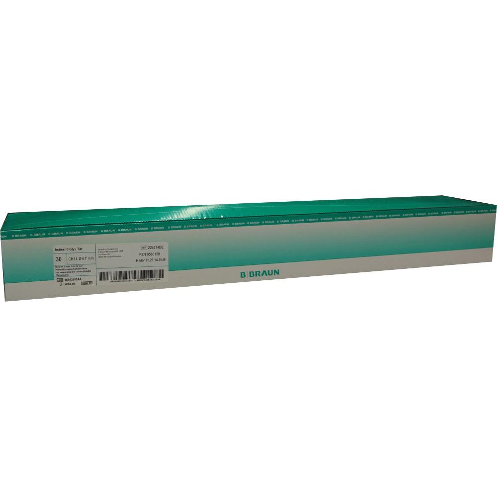 ACTREEN Glys Set Nelaton Männer Ch 14 50 cm 30 St Katheter