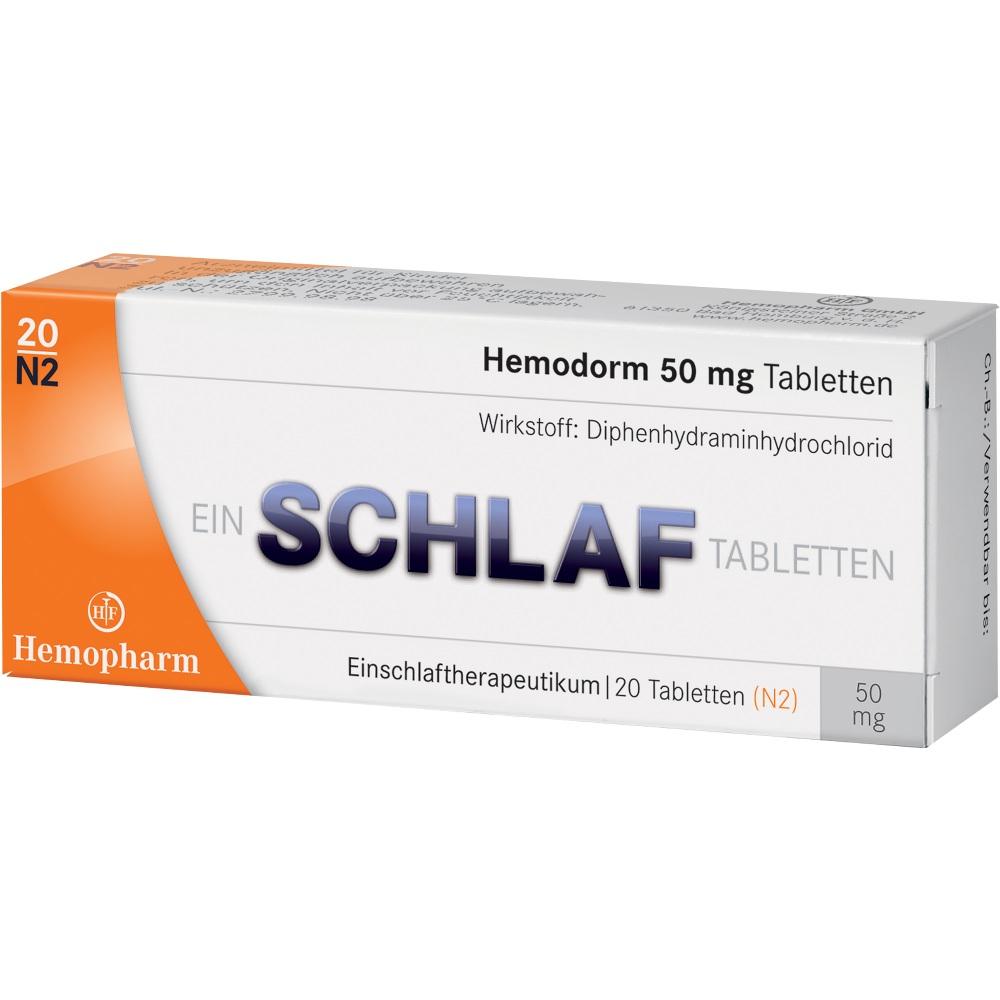 Hemodorm 50mg 20 St Tabletten