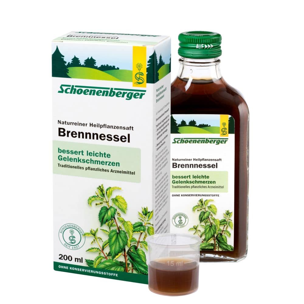 Schoenenberger Naturreiner Heilpflanzensaft Brennnessel 200 ml Saft