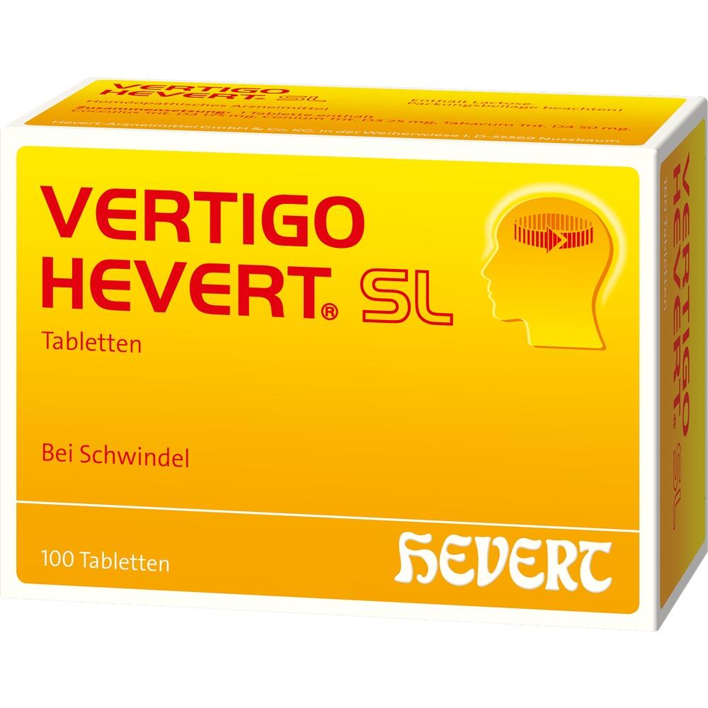VERTIGO HEVERT SL 100 St Tabletten
