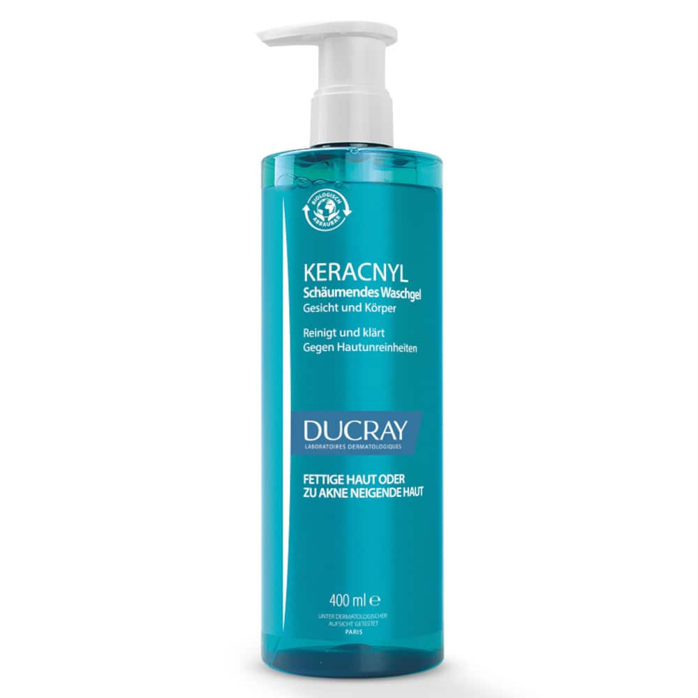 DUCRAY KERACNYL Schäumendes Waschgel 400 ml Gel
