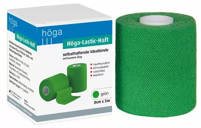 HÖGA LASTIC haft Binde 8 cmx5 m grün 1 St Binden