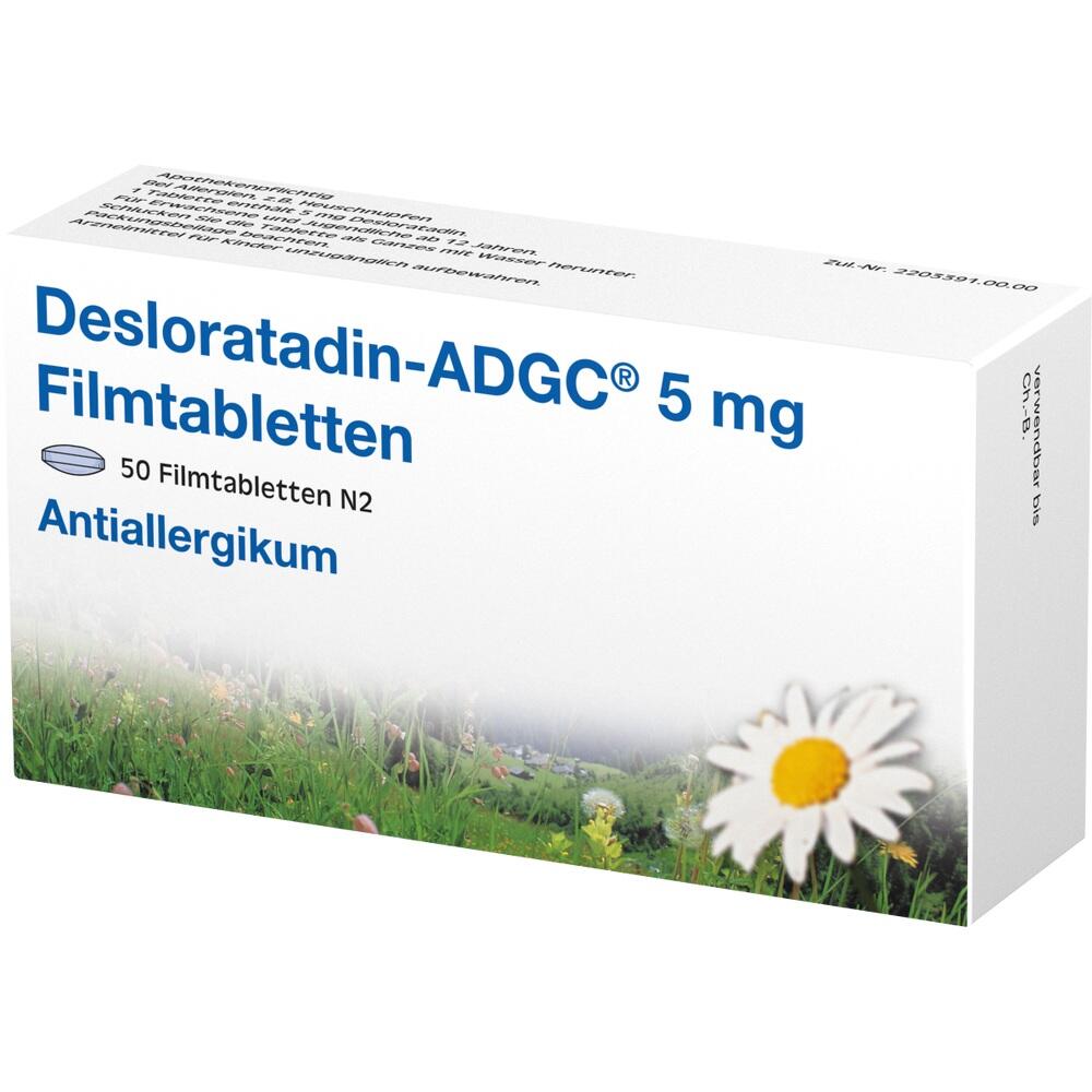 Desloratadin-ADGC 5 mg  50 St Filmtabletten