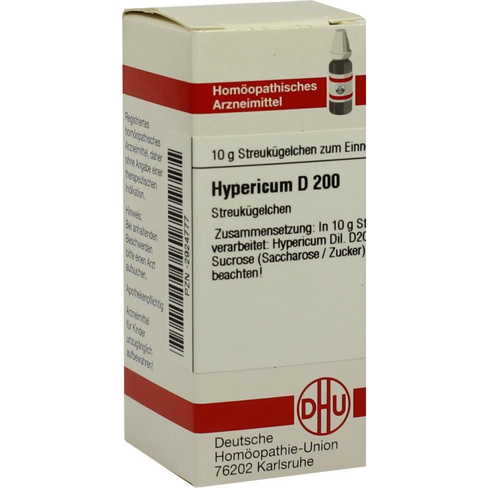 HYPERICUM D 200 Globuli 10 g Globuli