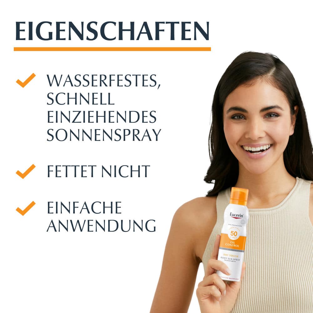 Eucerin Oil Control Dry Touch Spray LSF 50 200 ml Spray