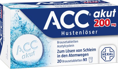 ACC akut 200mg Hustenlöser 20 St Brausetabletten