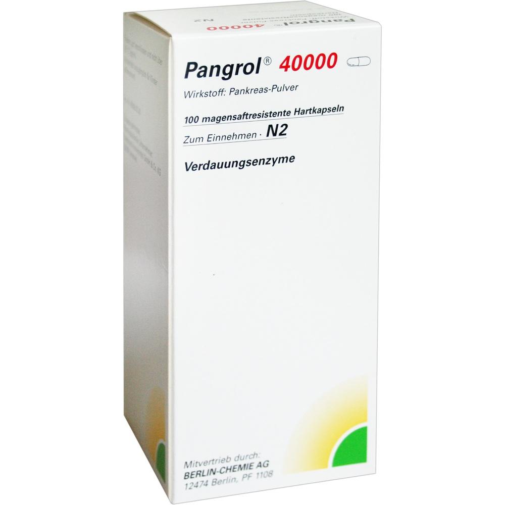 Pangrol 40000 100 St Hartkapseln mit magensaftresistent überzogenen Pellets