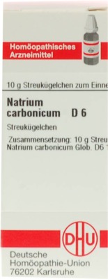 NATRIUM CARBONICUM D 6 Globuli 10 g Globuli
