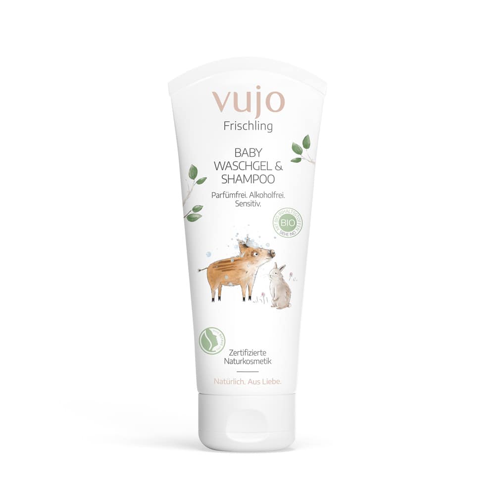 vujo Frischling Baby Waschgel & Shampoo 200 ml Duschgel
