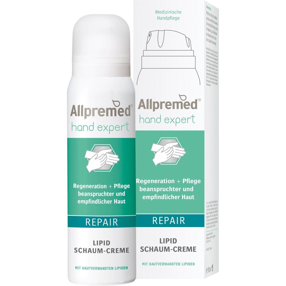 Allpremed hand expert Lipid Schaum-Creme REPAIR 100 ml Schaum