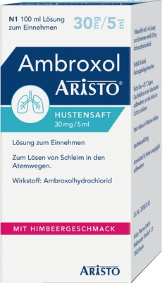 Ambroxol Aristo Hustensaft 30mg/5ml 100 ml Lösung zum Einnehmen