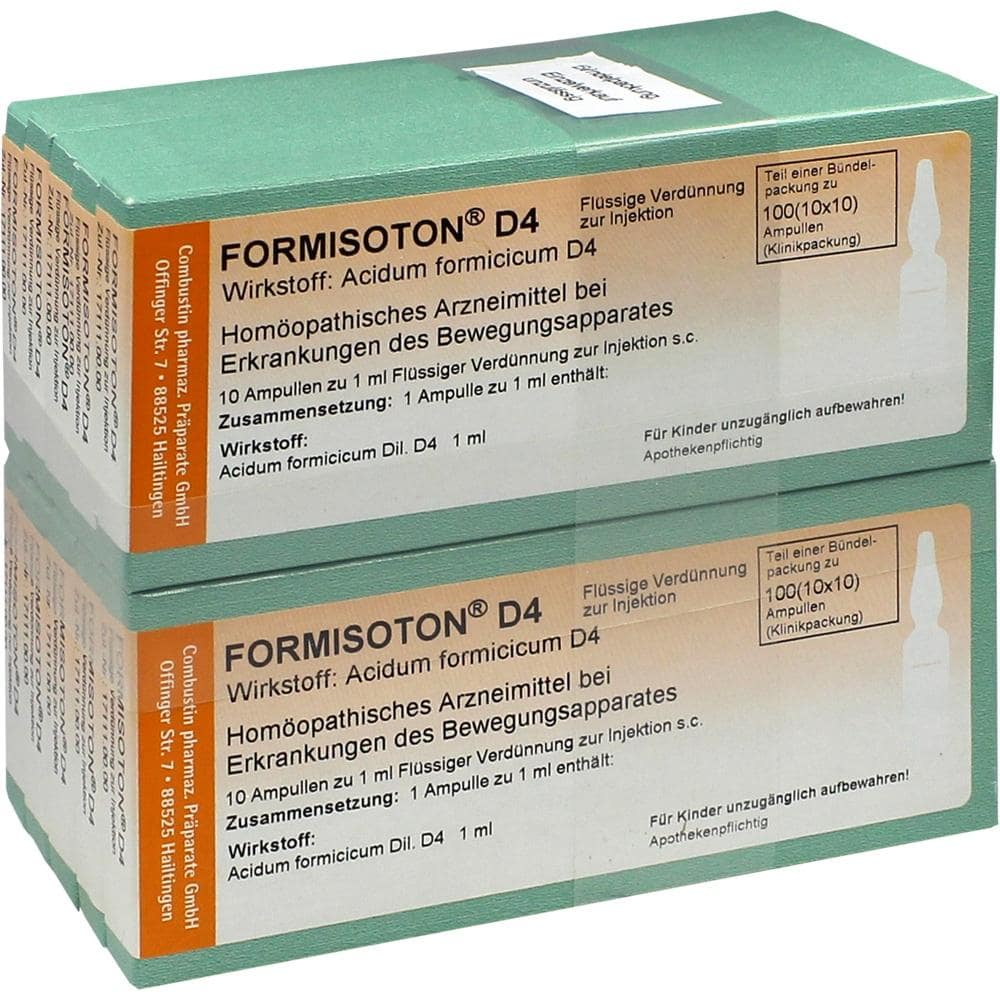 FORMISOTON D 4 Ampullen 10X10X1 ml Ampullen