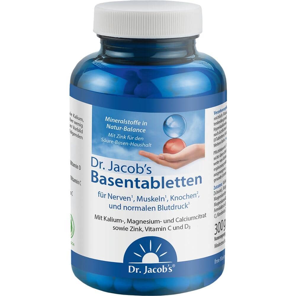 Dr. Jacob's Basentabletten Basen-Citrat-Mineralstoffe
