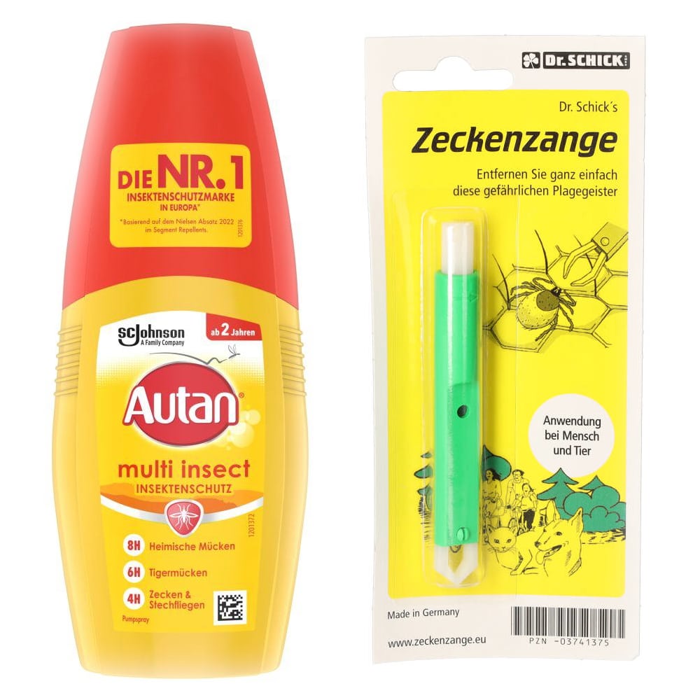 Autan Multi Insect + Zeckenzange Set 1 St Sparset