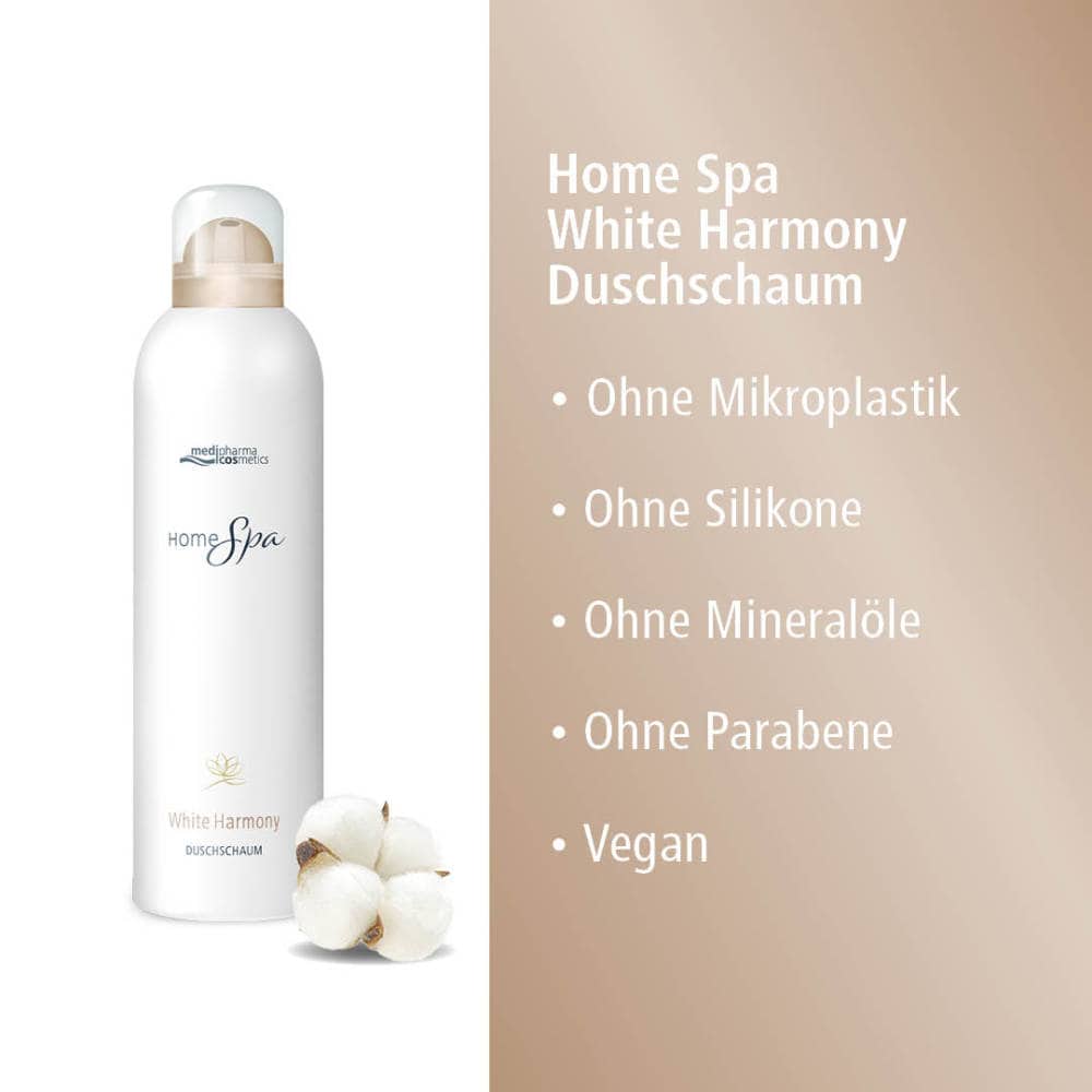 medipharma HomeSpa White Harmony Duschschaum 200 ml Duschgel