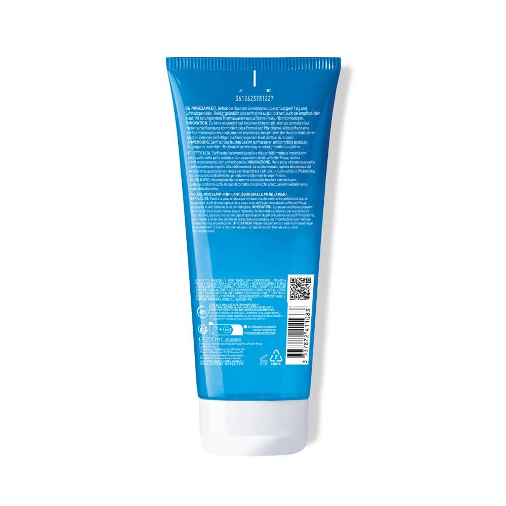 LA ROCHE-POSAY Effaclar schäumendes Reinigungsgel 200 ml Gel