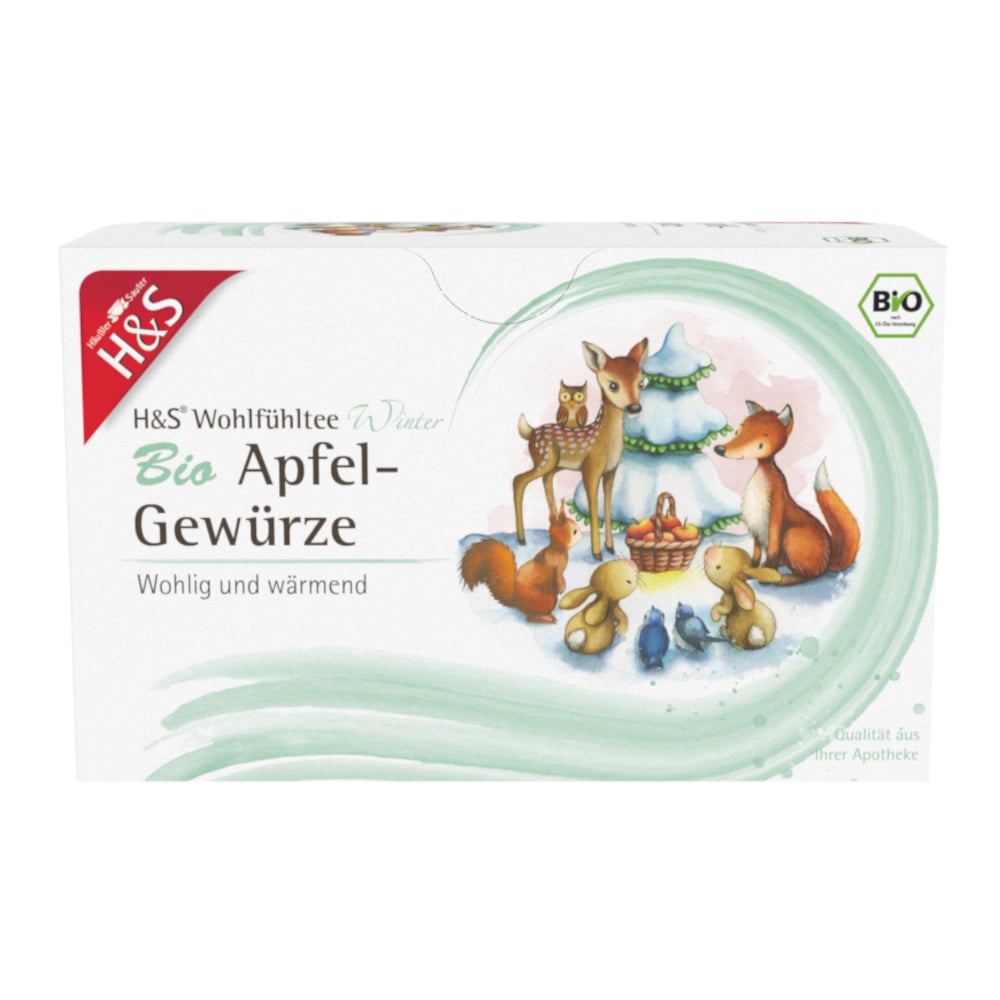 H&S Wohlfühltee Wintertee Bio Apfel 20X2.0 g Filterbeutel