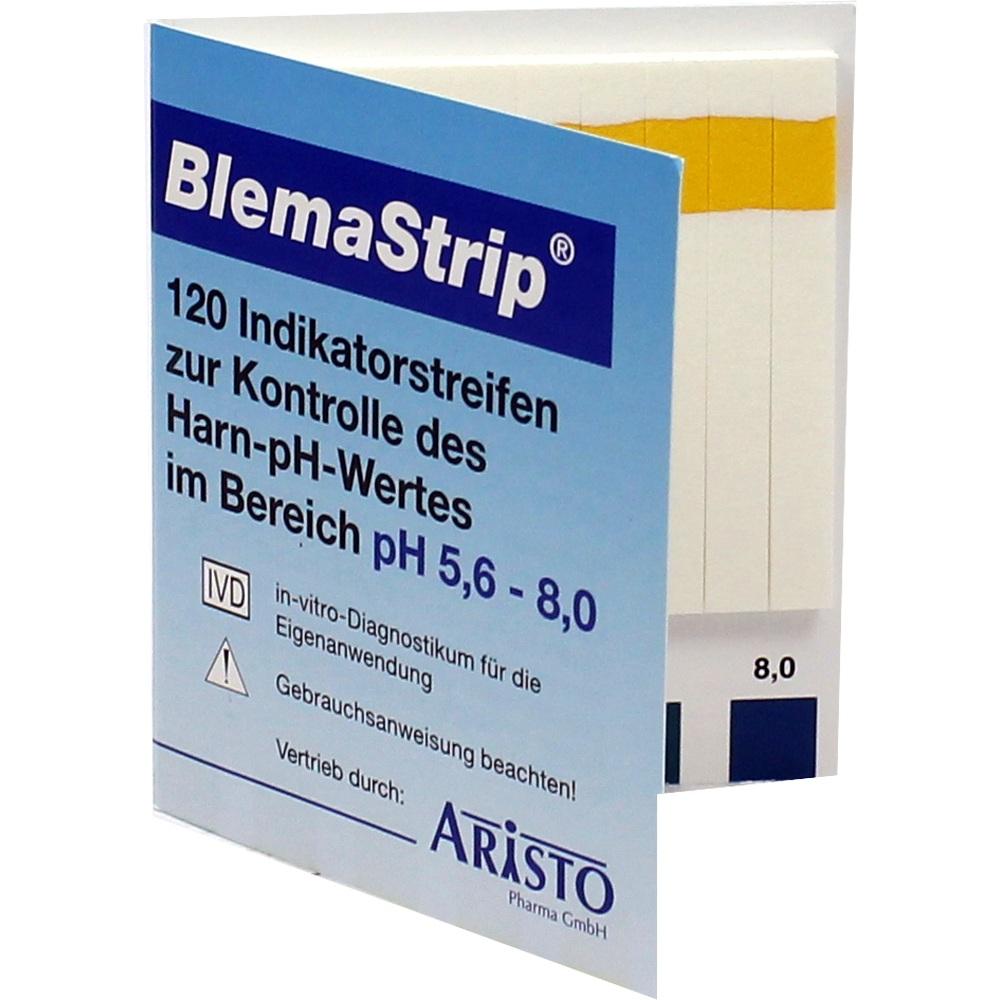 BLEMASTRIP pH 5,6-8,0 Teststreifen 120 St Teststreifen