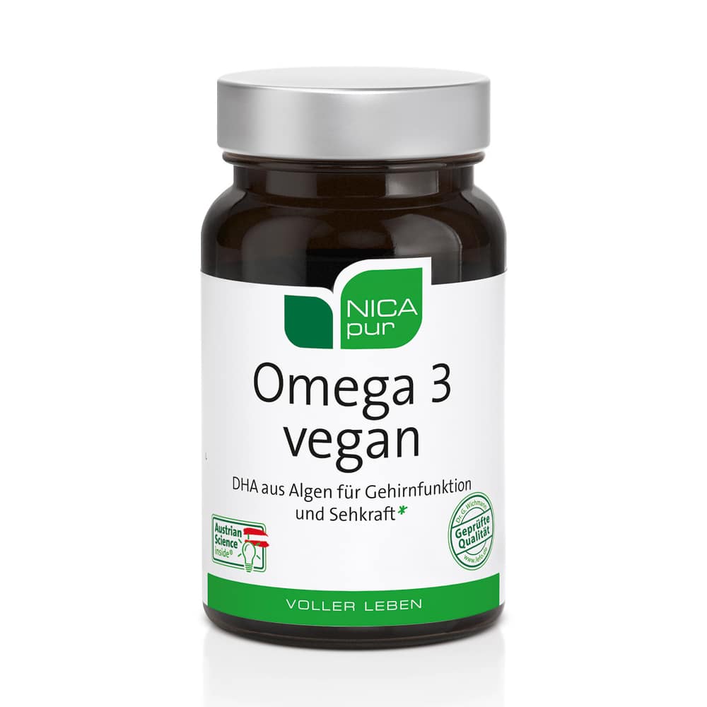 NICApur Omega 3 vegan 30 St Kapseln