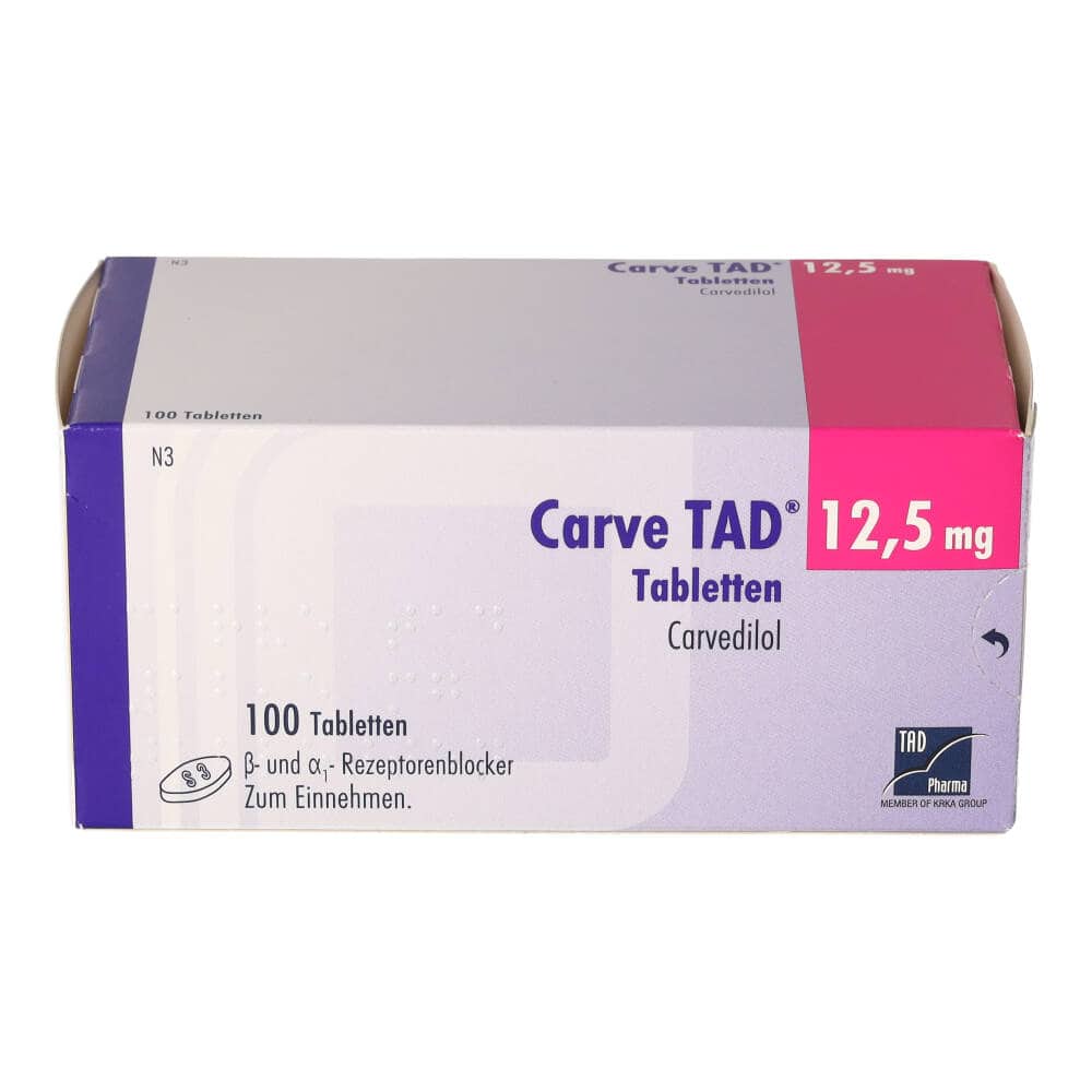 Carve TAD 12,5mg 100 St Tabletten