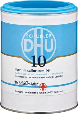 DHU Schüssler-Salz Nr. 10 Natrium sulfuricum D 6  1000 St Tabletten