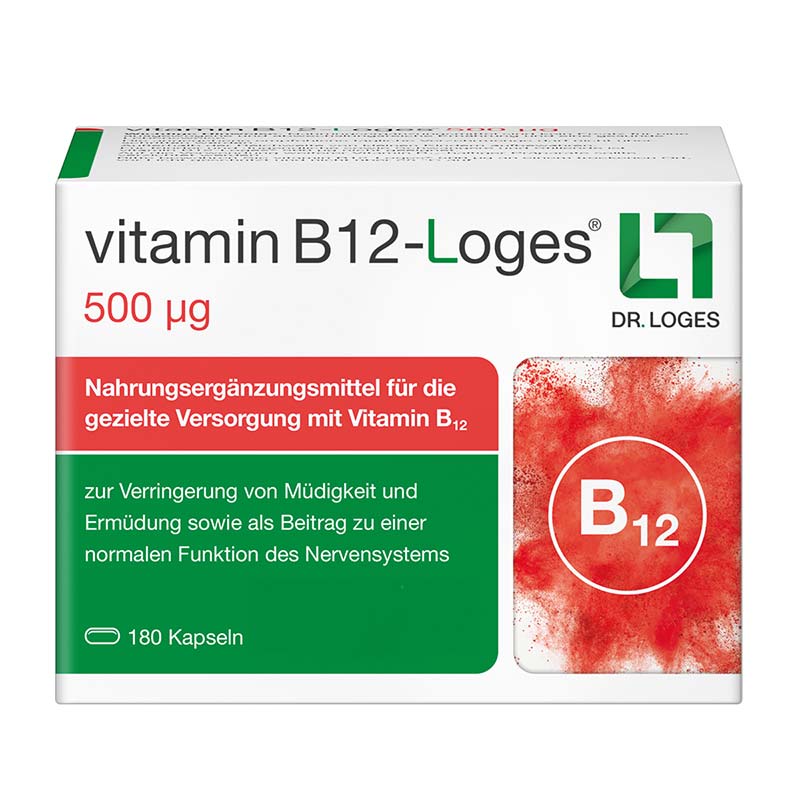 vitamin B12-Loges 500 µg 180 St Kapseln