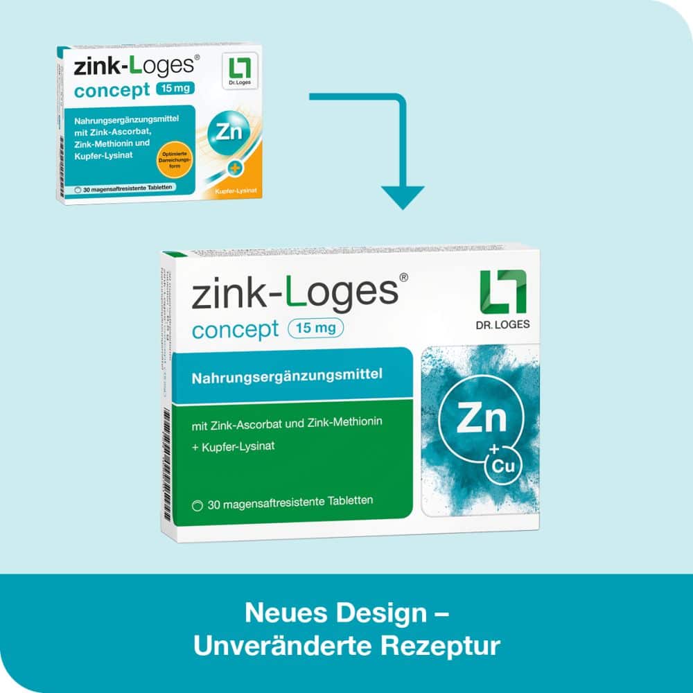 zink-Loges concept 15 mg 90 St Tabletten magensaftresistent
